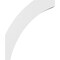 Ekena Millwork 5 1/2-in. W x 30-in. D x 36-in. H Thorton Architectural Grade PVC Knee Brace BRCP055X30X36THR - alternate 4